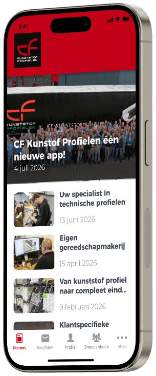 People Appy app bij CF Kunstof Profielen