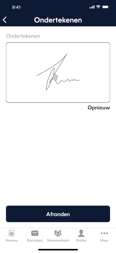 Inspectie afronden