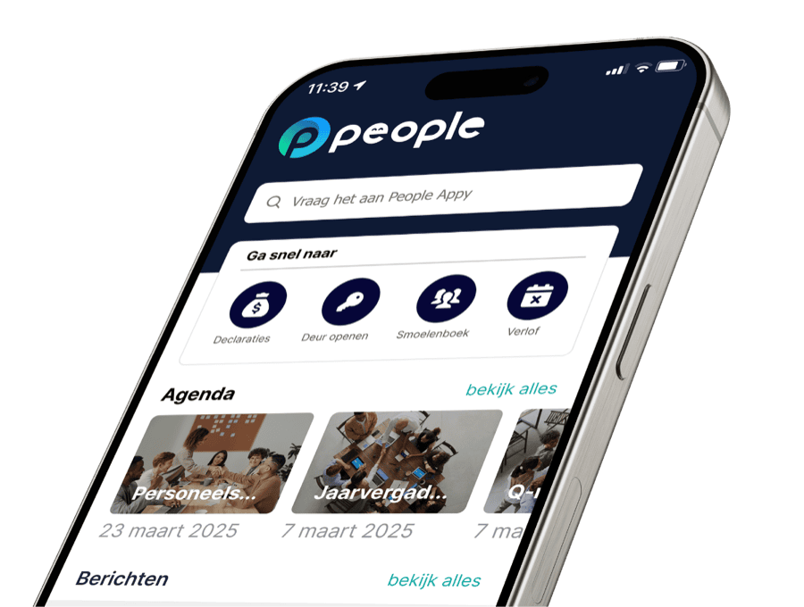 Vraag het aan People Appy in de app