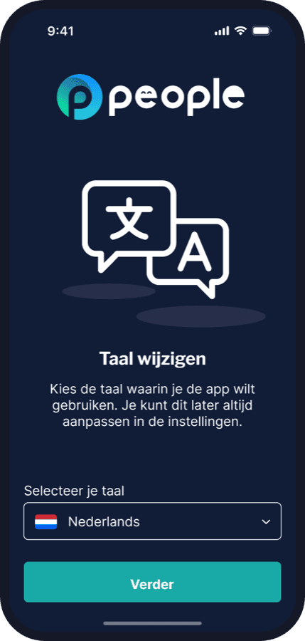 Sprache wählen