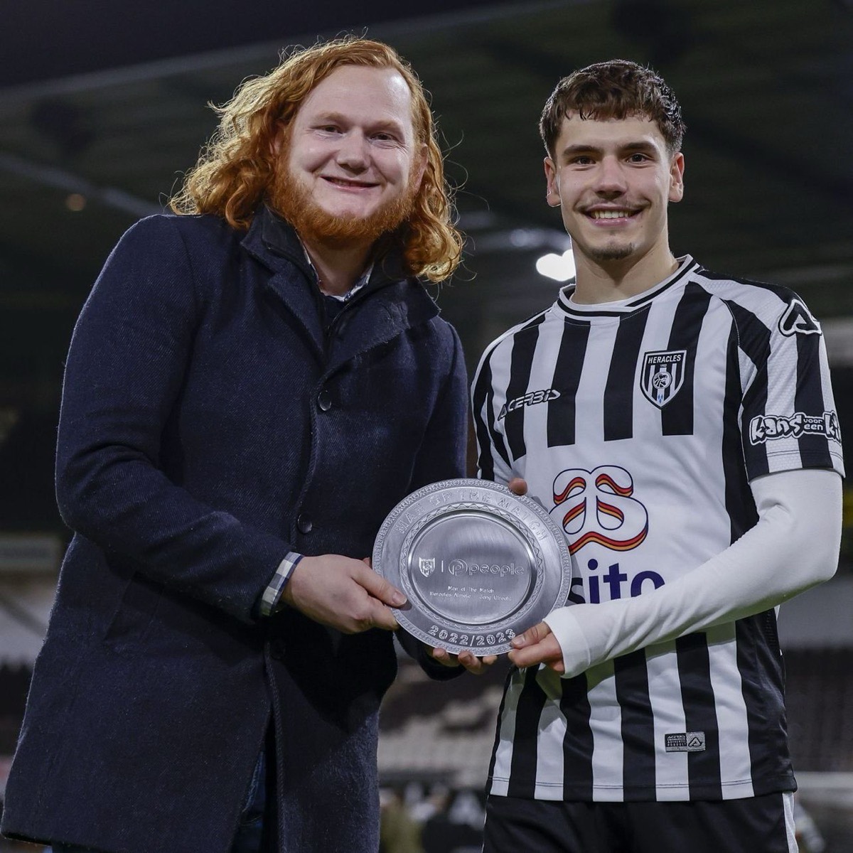 Man of the Match-schaal bij Heracles Almelo